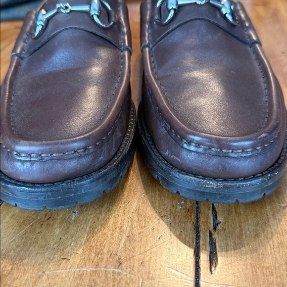 Men's Gucci bit loafer brown 10